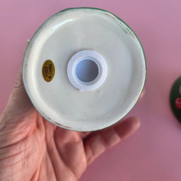 Pfaltzgraff Christmas Tree Salt & Pepper Set - Hand Painted Set Vintage 2013 - Picture 6 of 8